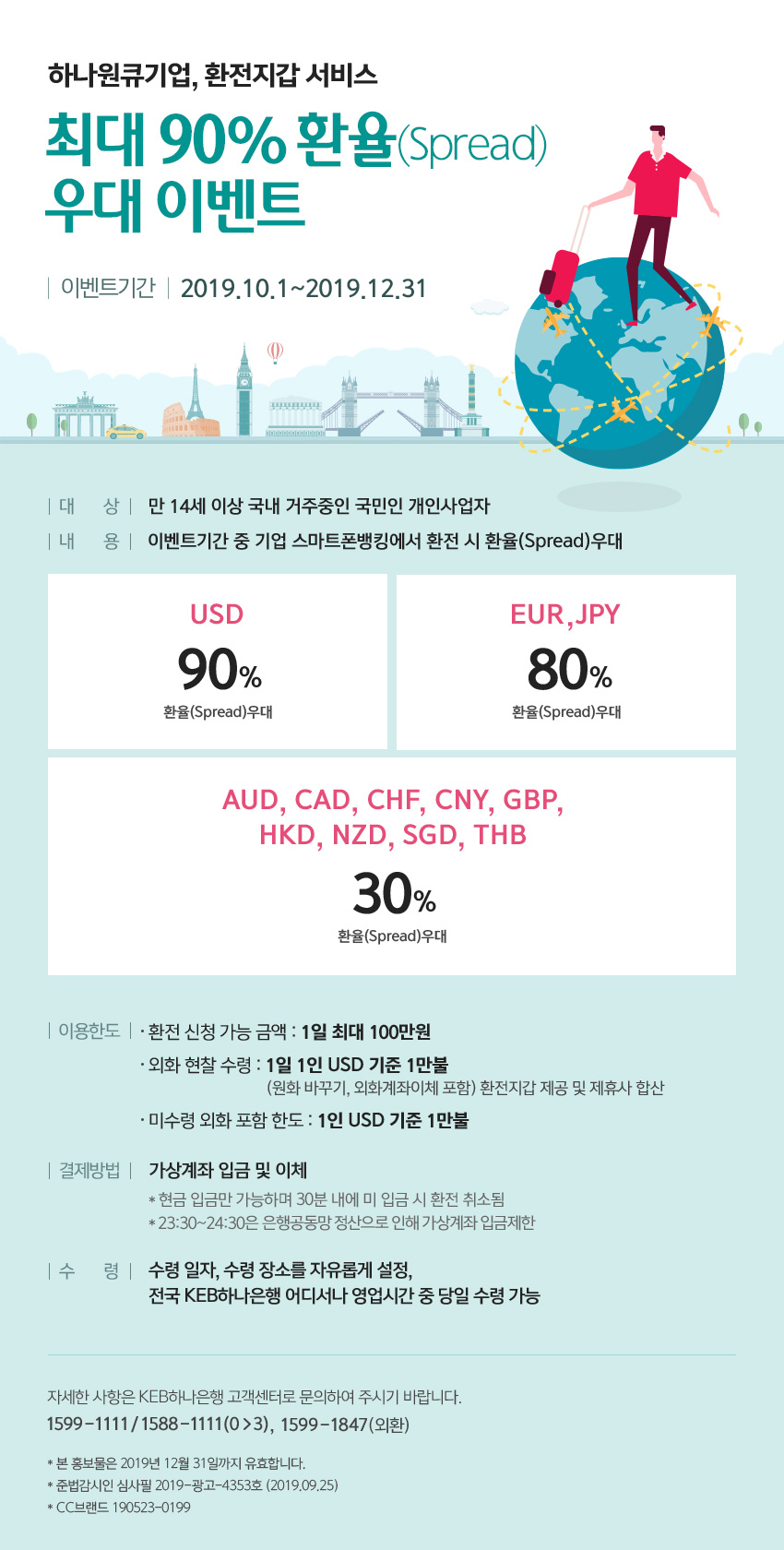 100% 환율 우대 효과 이벤트